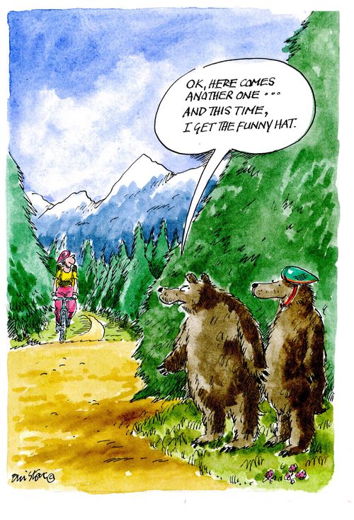 'OK, here comes another one, and this time, I get the funny hat.'