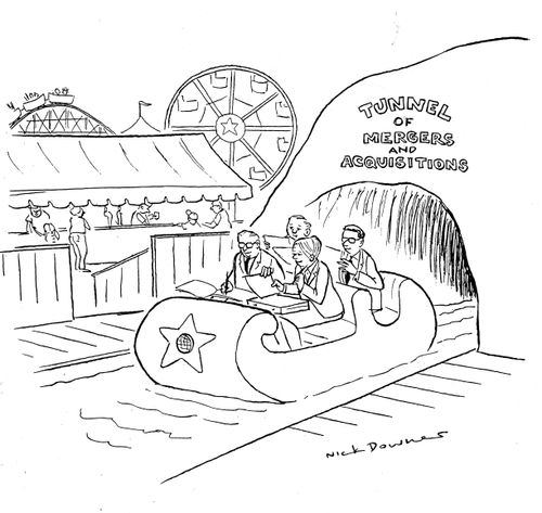 Tunnel of Mergers and Acquisitions.