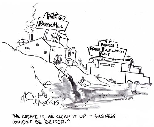 'We create it, we clean it up - business couldn't be better.'