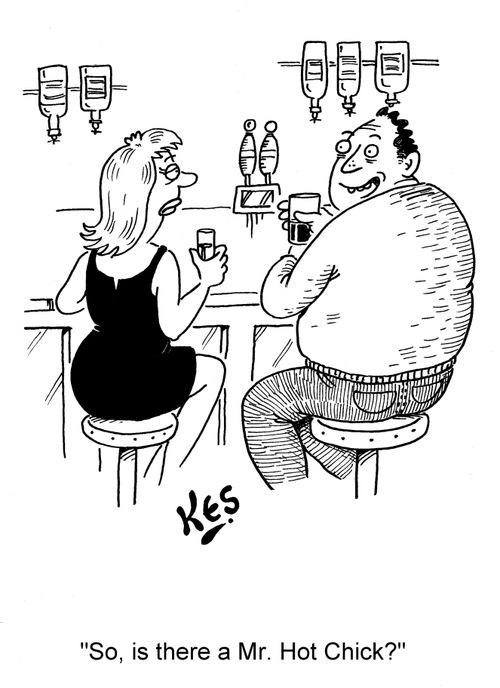 'So, is there a Mr. Hot Chick?'