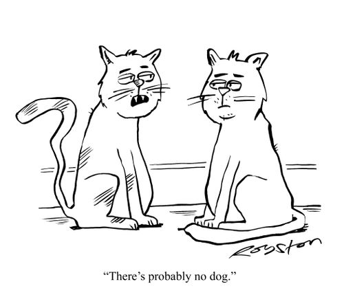 'There's probably no dog.'
