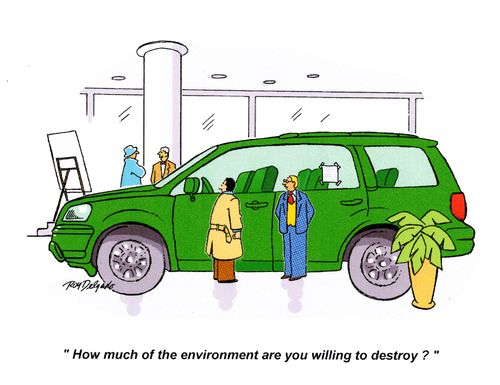 'How much of the environment are you willing to destroy?'