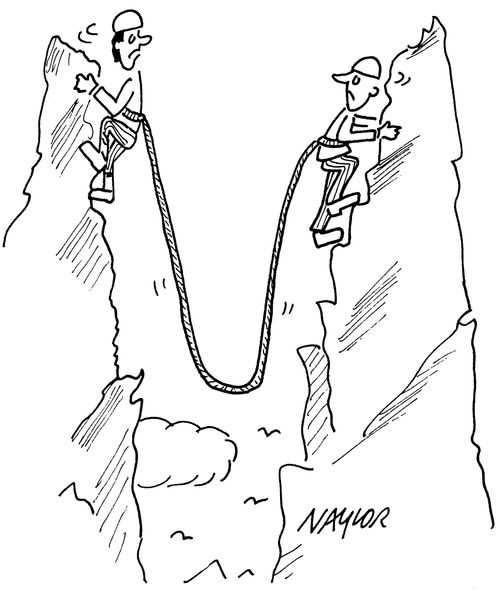 A mountain climbing problem.