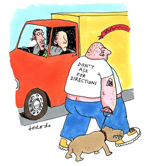 'Don't ask for directions'
