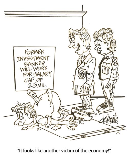 'It looks like another victim of the economy!'