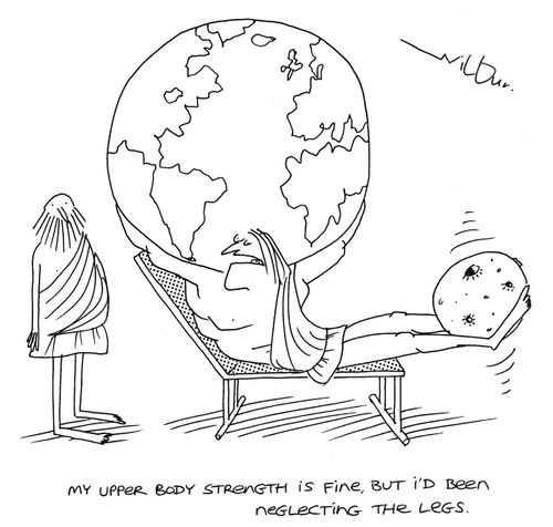 'My upper body strength is fine but I'd been neglecting my legs.'