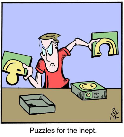 Puzzles for the inept.