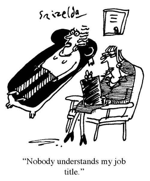 'Nobody understands my job title.'