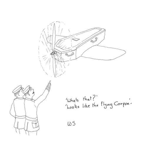 'Looks like the Flying Corpse.'