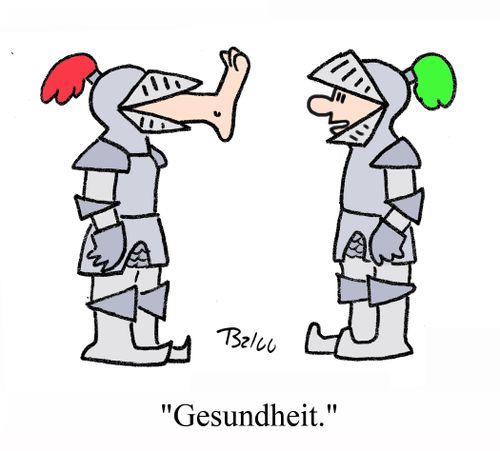 'Gesundheit.'