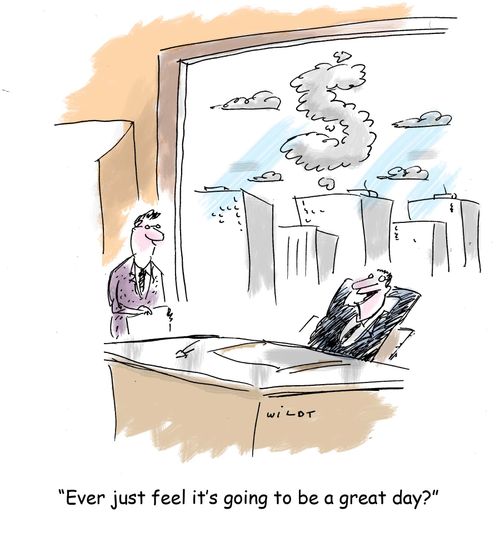 'Ever just feel it's going to be a great day?'