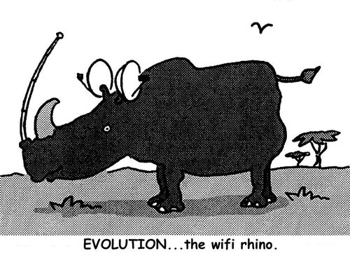 Evolution...the wifi rhino.