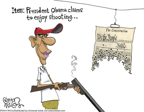 'Item: President Obama claims to enjoy shooting...'