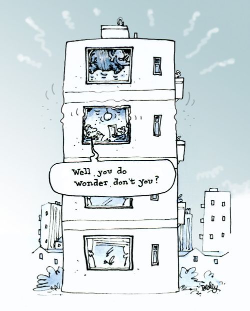 'Well, you do wonder don't you?'