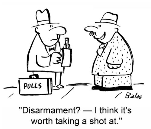 'Disarmament -- I think it's worth taking a shot at,'