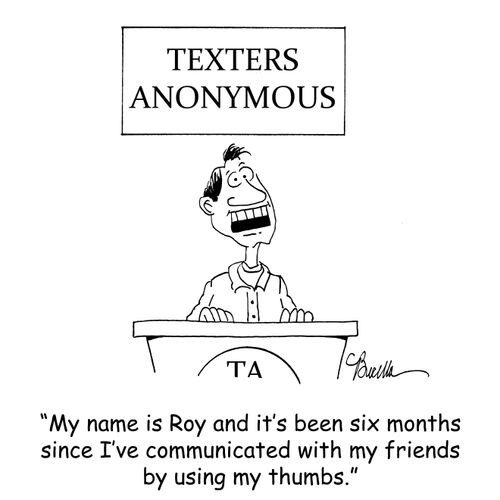 'My name is Roy and it's been six months since I communicated with my friends by using my thumbs.'