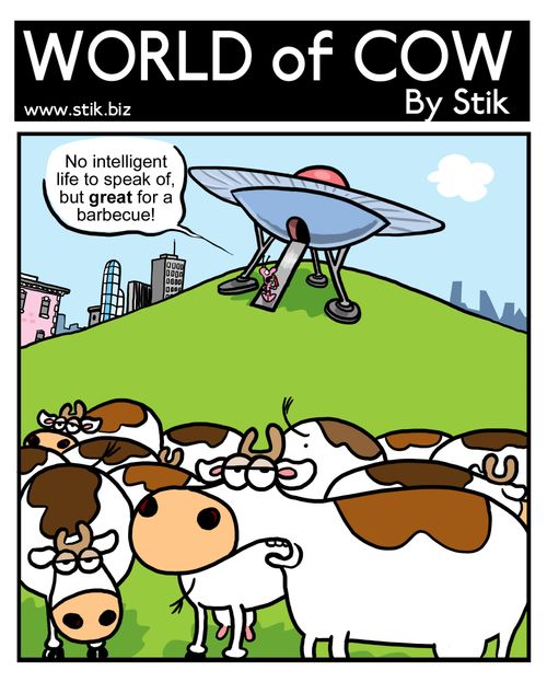 No intelligent life to speak of, but great for a barbecue!