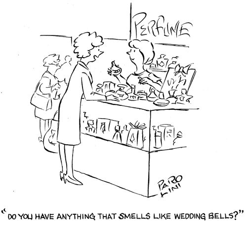 'Do you have anything that smells like wedding bells?'