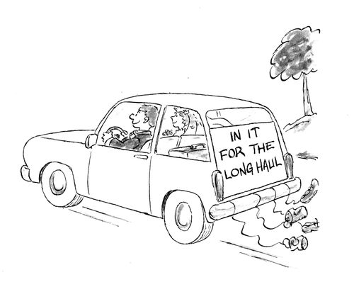 In it for the long haul.