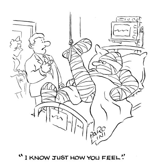 'I know just how you feel.'