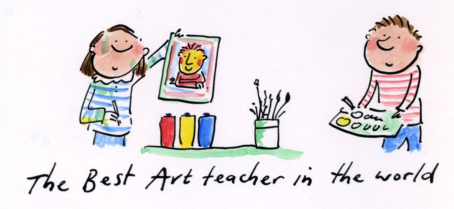 The Best Art Teacher in the World.