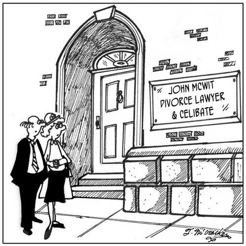 John McWit, Divorce Lawyer & Celibate,