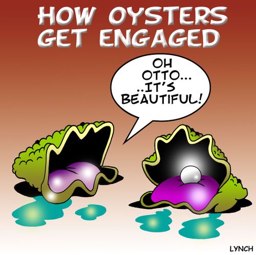 How oysters get engaged.