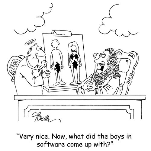 'Very nice. Now, what did the boys in software come up with?'