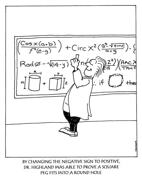 By changing the negative sign to positive...
