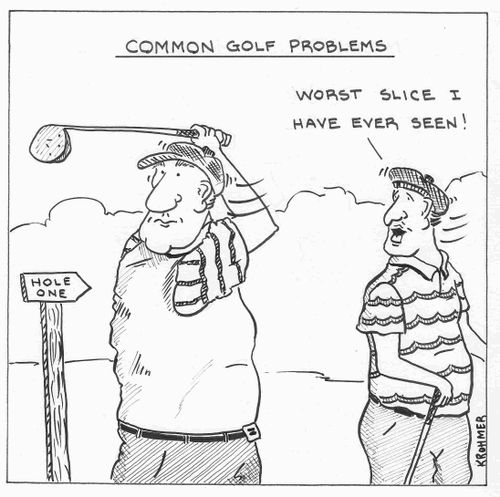 Common golf Problems: 'Worst slice I have ever seen!'