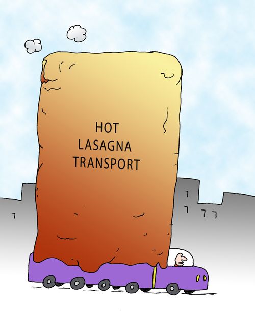 Hot Lasagna Transport