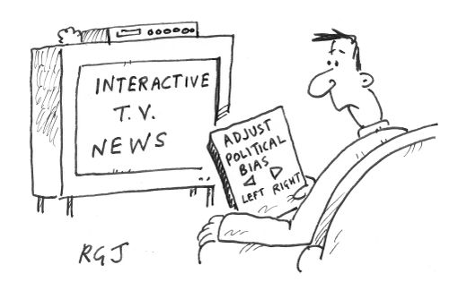 'Interactive TV news.'