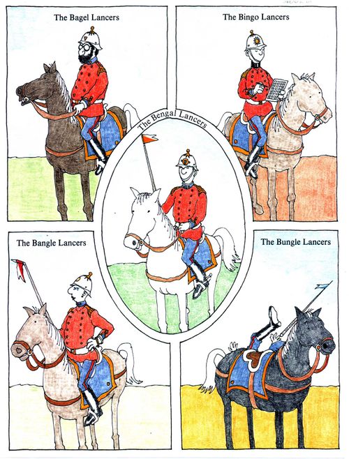The Bengal Lancers/Bingo Lancers/Bagel Lancers/Bungle Lancers