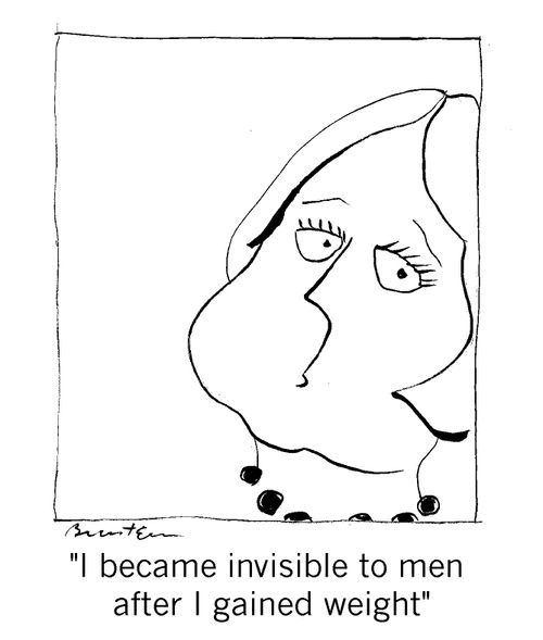 "I became invisible to men once I gained weight."
