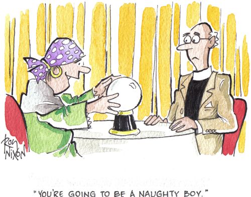 'You're going to be a naughty boy.'