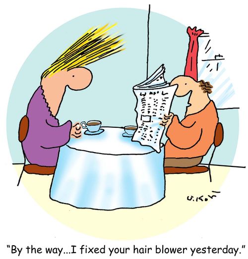 Hair blower.