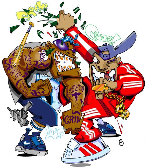 Battle of the Gangsters.