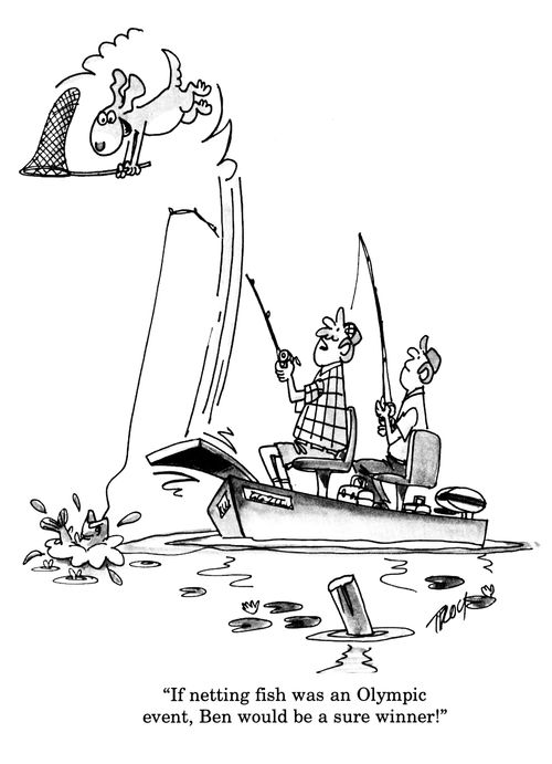 'If netting fish was an Olympic event, Ben would be a sure winner!'
