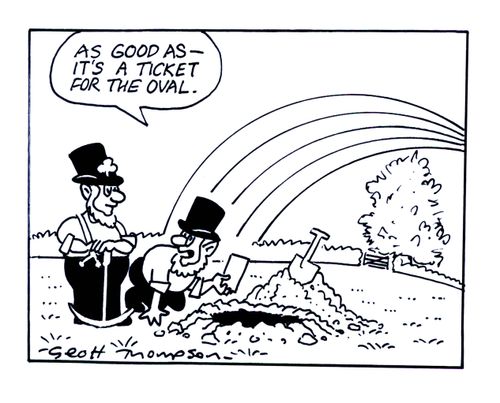 'As good as - it's a ticket for the Oval.'