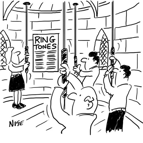 People bell ringing - 'RING TONES'