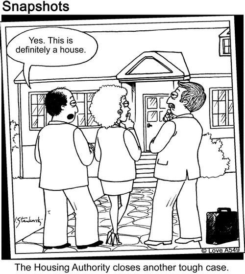 Yes. This is definitely a house. The Housing Authority closes another tough case.