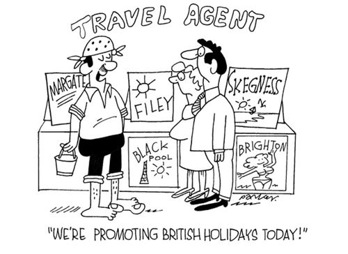 "We're promoting British Holidays today!"