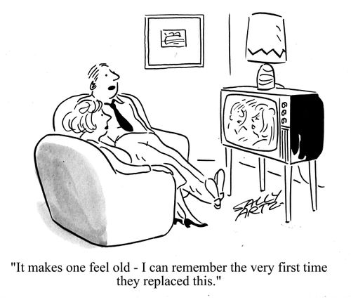 'It makes one feel old - I can remember the very first time they replaced this.'