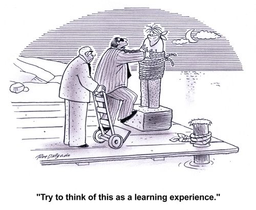 'Try to think of this as a learning experience.'