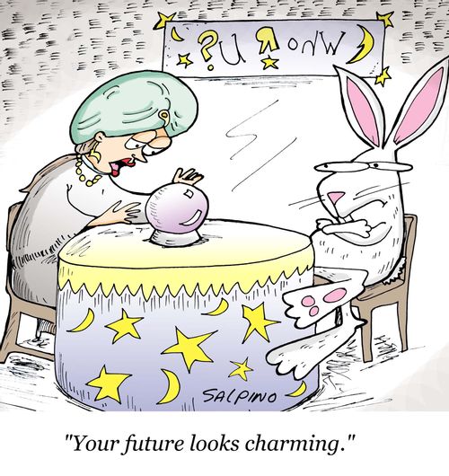 'Your future looks charming.'