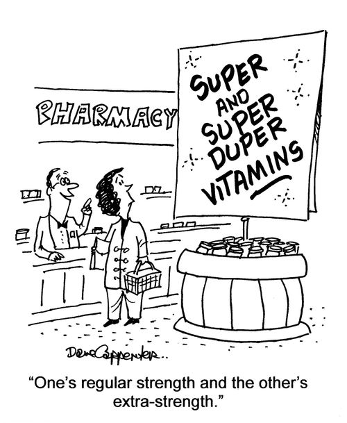 Super and Super Duper Vitamins.