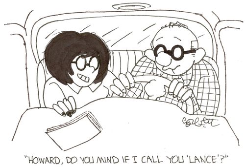 'Howard, do you mind if I call you 'Lance'?'