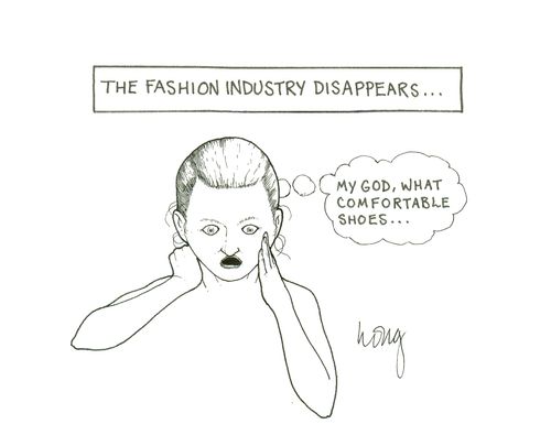 The Fashion Industry Disappears: 'Oh God, what comfortable shoes.'