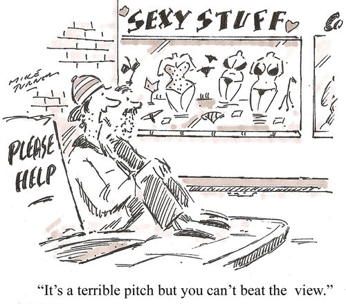 'It's a terrible pitch but you can't beat the view.'