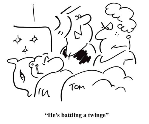 'He's battling a twinge'